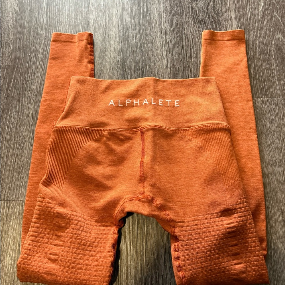 Alphalete Burnt Orange Leggings